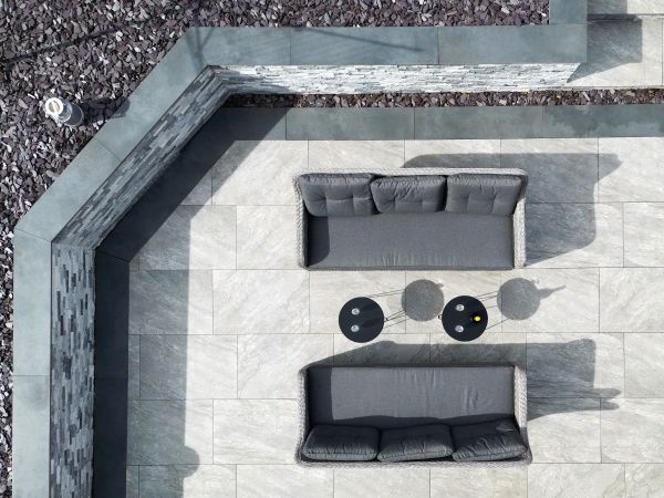 Porcelain Patio Installation in Huntersville