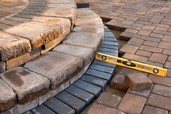 Sandstone Pavers Installation in Huntersville