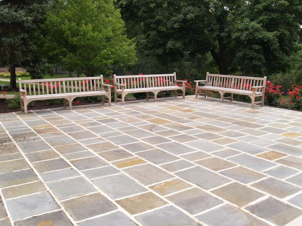 Slate Patio Installation in Huntersville