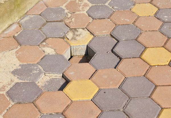 Patio Pavers Replacement in Huntersville